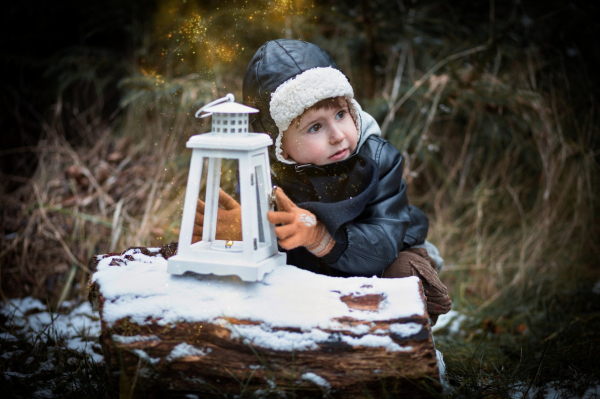 dětská kokuzelná fine art foto