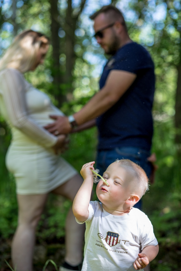 Těhotenská fotografka Rožmitál, Střední čechy, Rodinná fotka